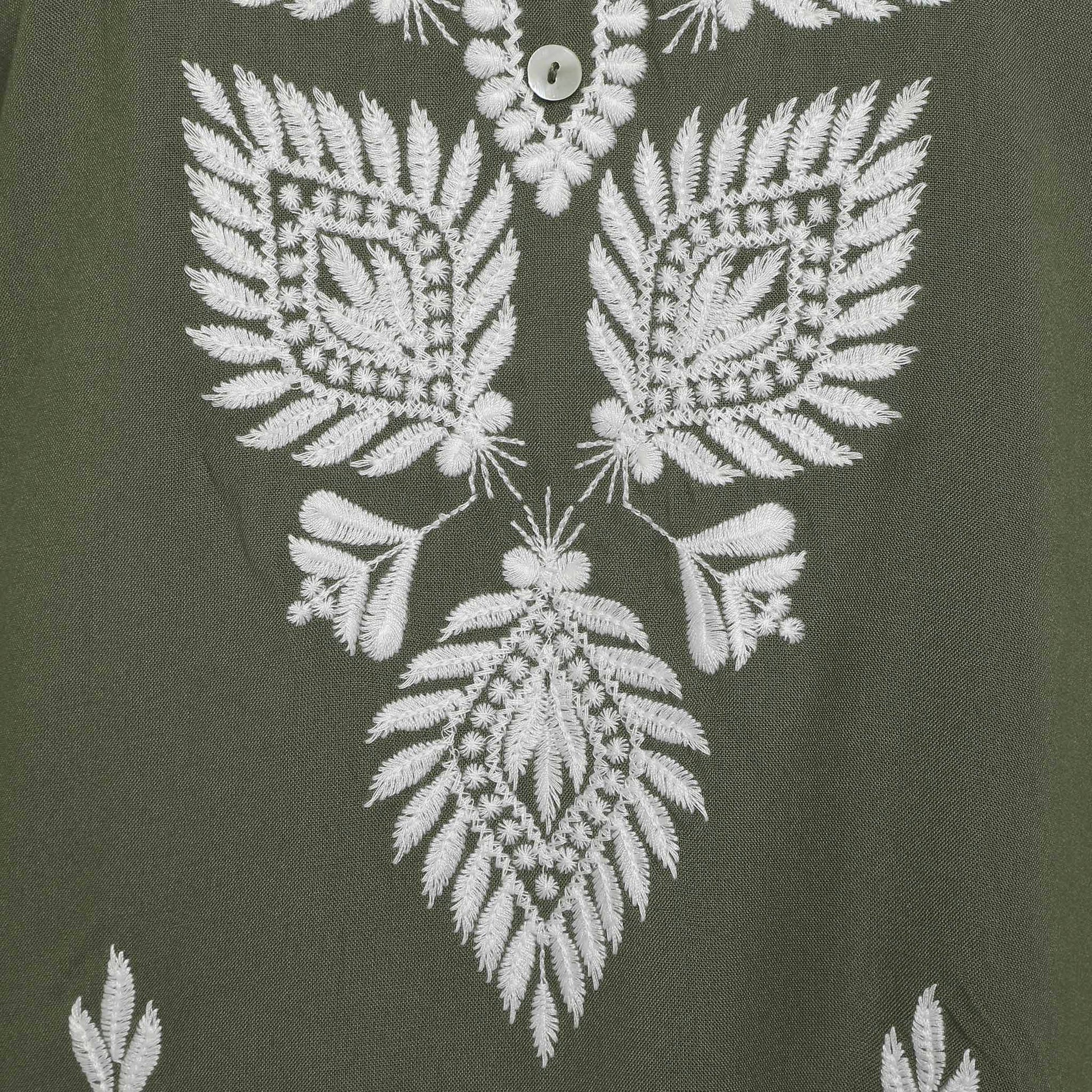 Embroidered Short Kurta