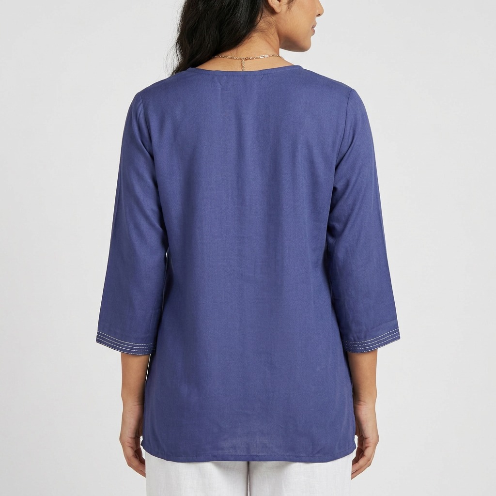 Embroidered Short Kurta
