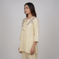Embroidered Straight Short Kurta