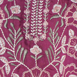 Embroidered Straight Short Kurta