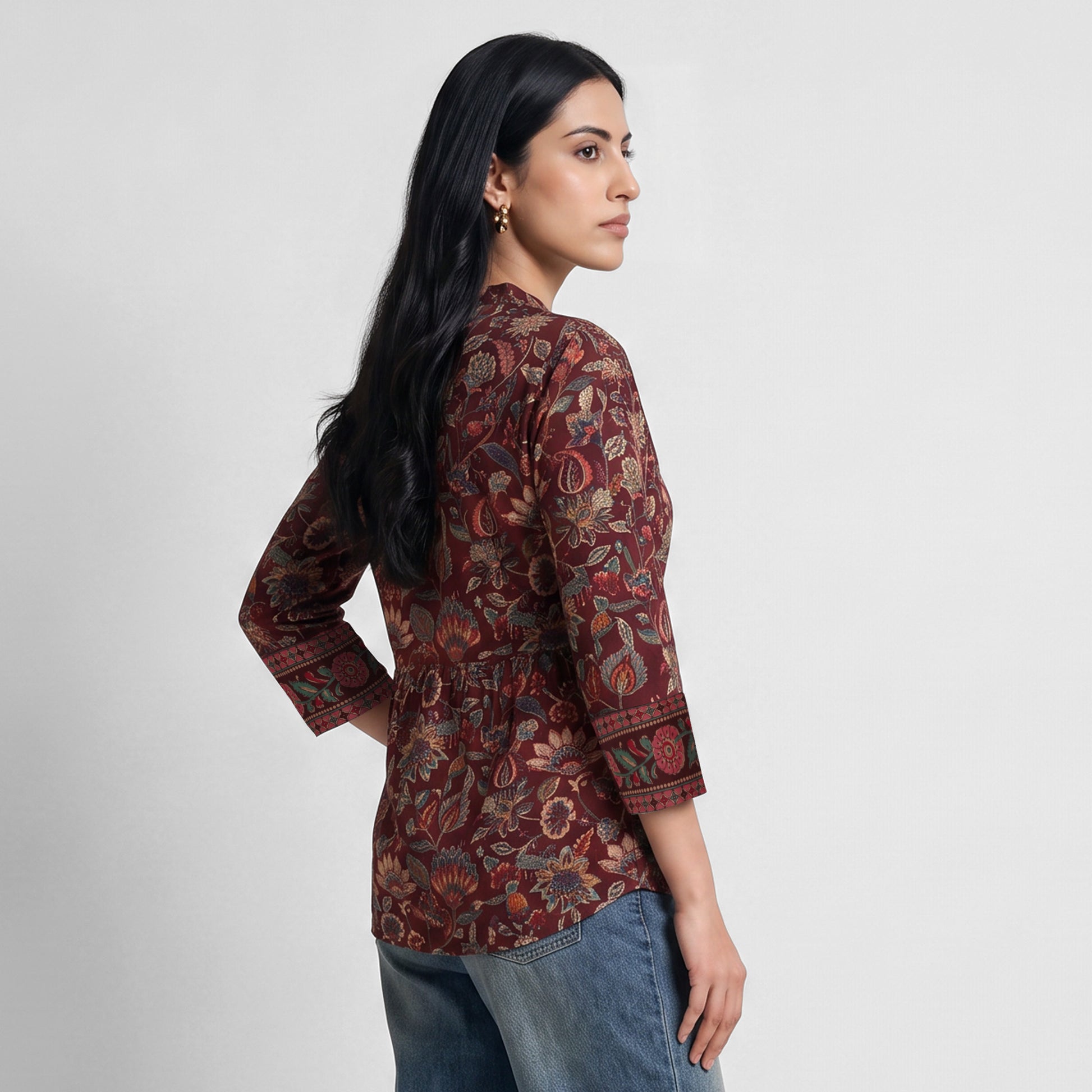 Cotton Printed Short Kurta