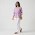Cotton Printed V-Neck Short Kurta