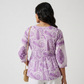 Cotton Printed V-Neck Short Kurta