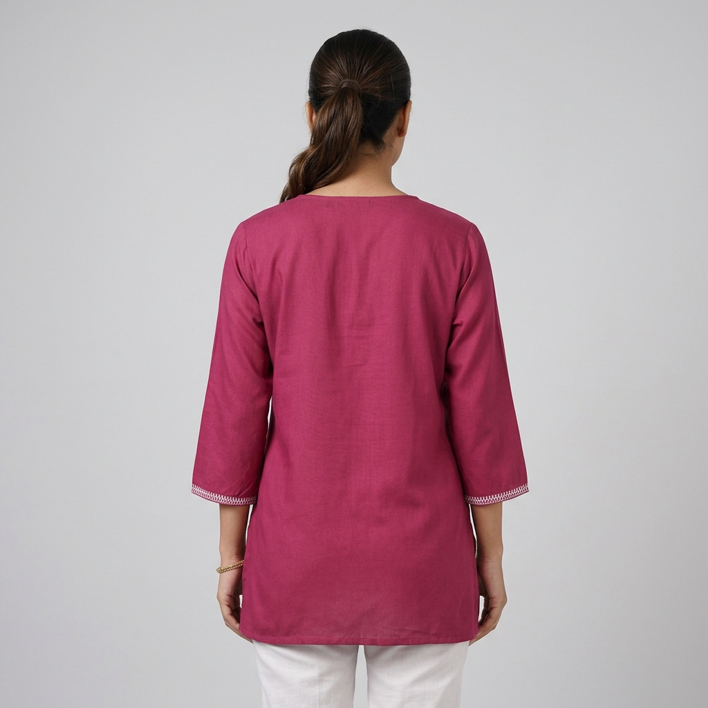 Solid Short Kurti