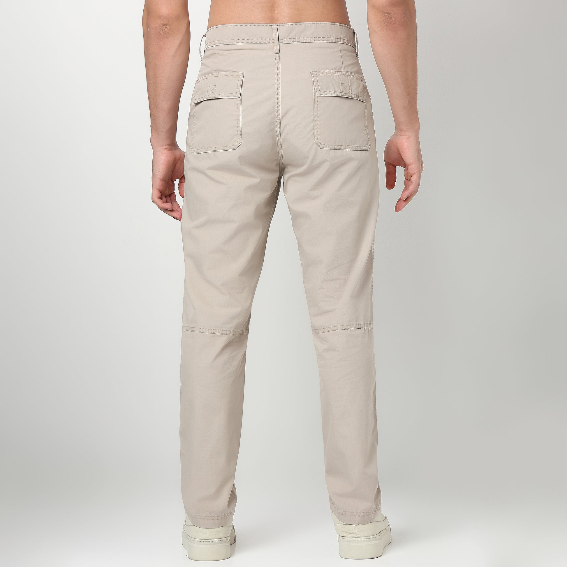 Regular Fit Cotton Heavy Duty Messenger Pants with Utility Pockets 