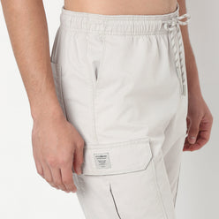 Solid Ankle Length Cotton Heavy Duty Pants Cargos