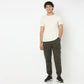 Solid Ankle Length Cotton Heavy Duty Pants Cargos