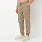 Solid Ankle Length Cotton Heavy Duty Pants Cargos