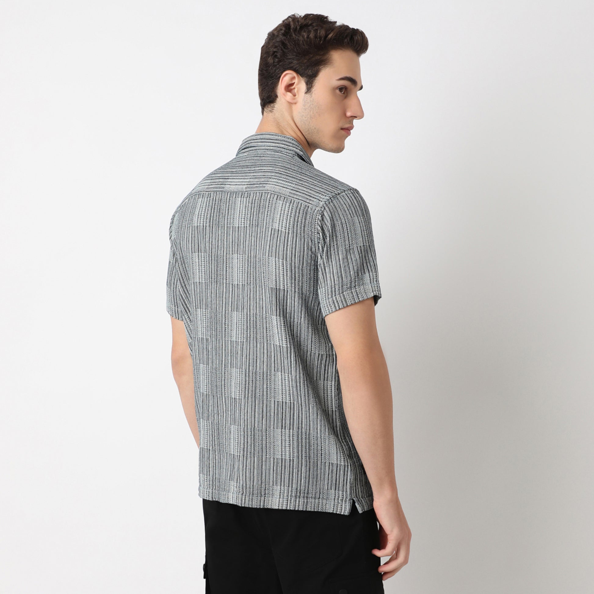 Structured Camp Collar Modern Explorer Half Sleeve Cruiser Shirt