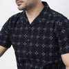 Structured Camp Collar Modern Explorer Mood Half Sleeve Shirt