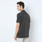 Structured Camp Collar Modern Explorer Mood Half Sleeve Shirt