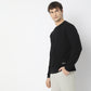 Buy Men Regular Fit Solid Raglan Sleeve Sweat Tee  - Style Union