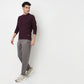 Buy Men Regular Fit Solid Raglan Sleeve Sweat Tee  - Style Union