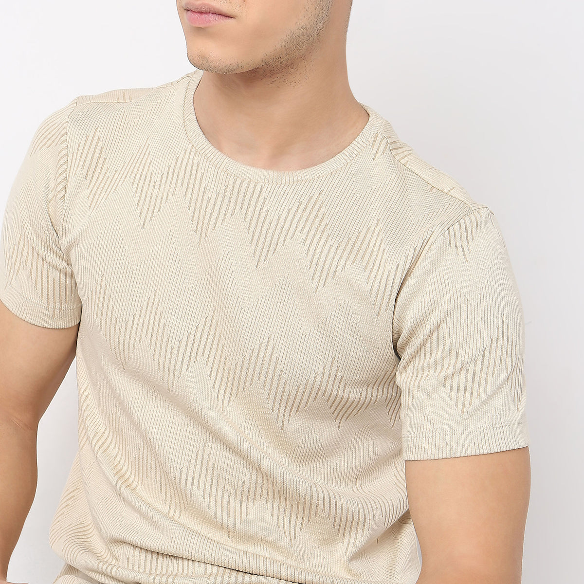 Regular Fit Structured T-Shirt