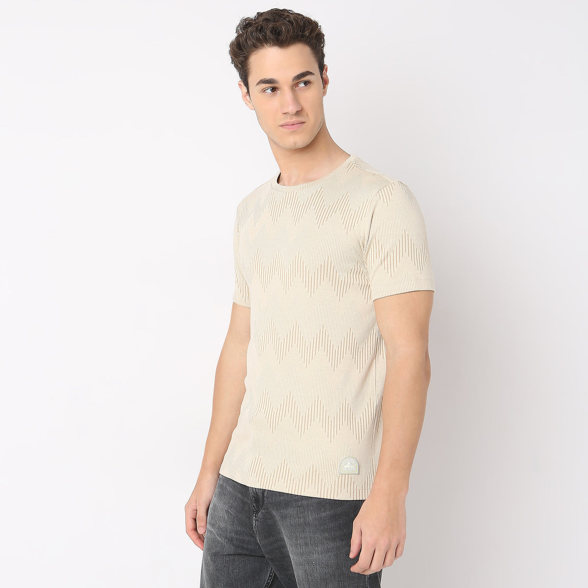 Regular Fit Structured T-Shirt