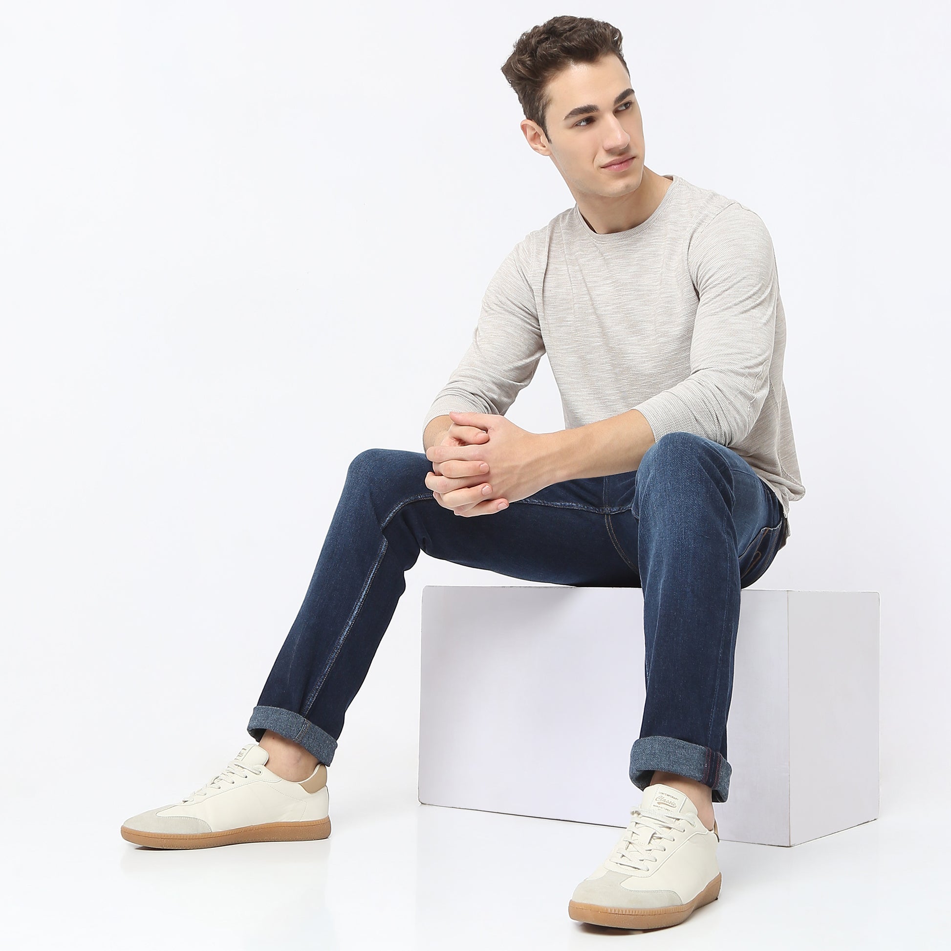 Regular Fit Solid Cruiser T-Shirt