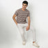 Regular Fit Striped Crew Neck T-Shirt