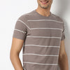 Regular Fit Striped Crew Neck T-Shirt