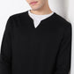 Henley Neck Cotton Polyester T-Shirt