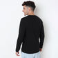 Buy Men Regular Fit Structured Full Sleeve T-Shirt  - Style Union