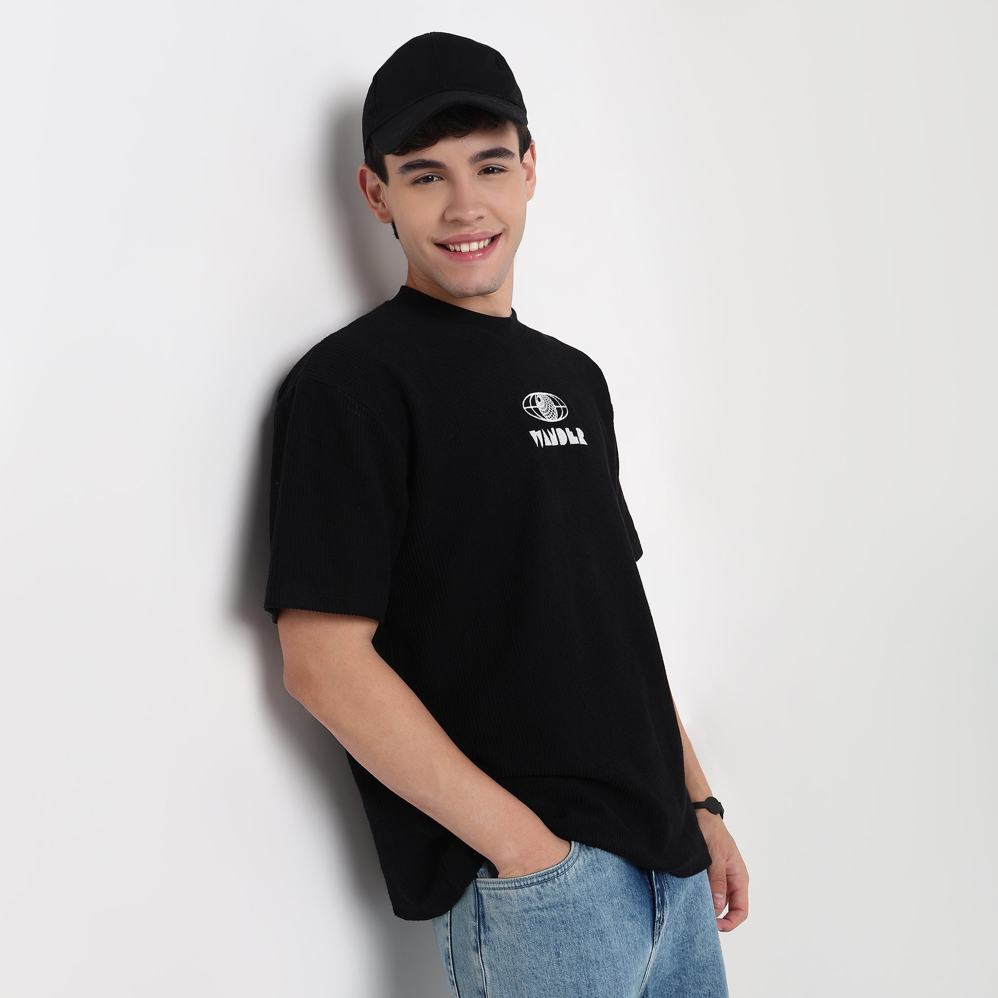 Order Now Men Solid Crew Neck Oversize Casual Wear Ranger Crew Tee by Style Union