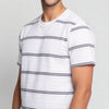 Striped Crew Neck Bae T-Shirt