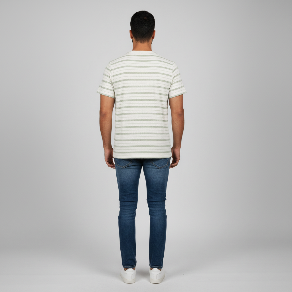 Crew Neck Striped T-Shirt