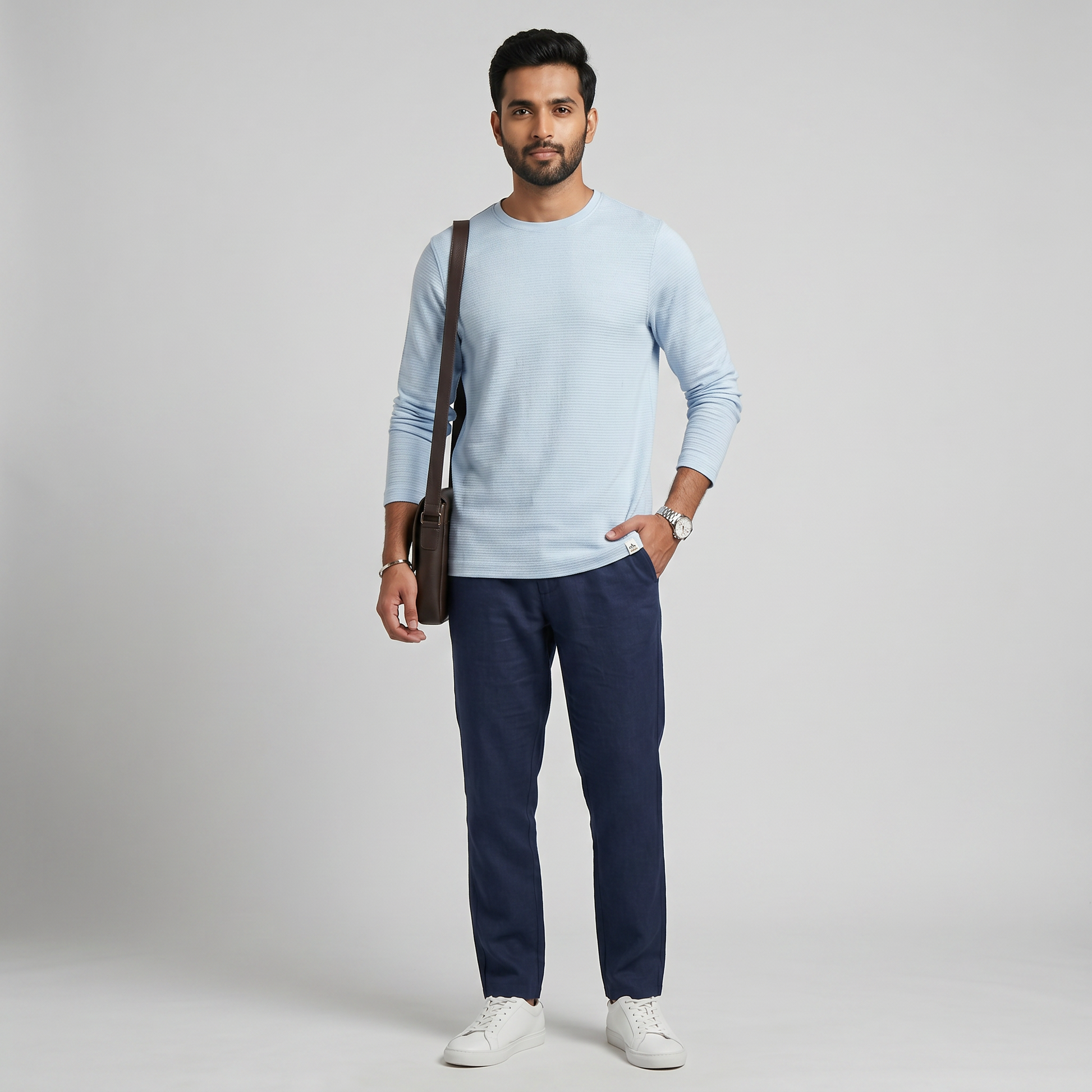 Structured Crew Neck Cruiser T-Shirt