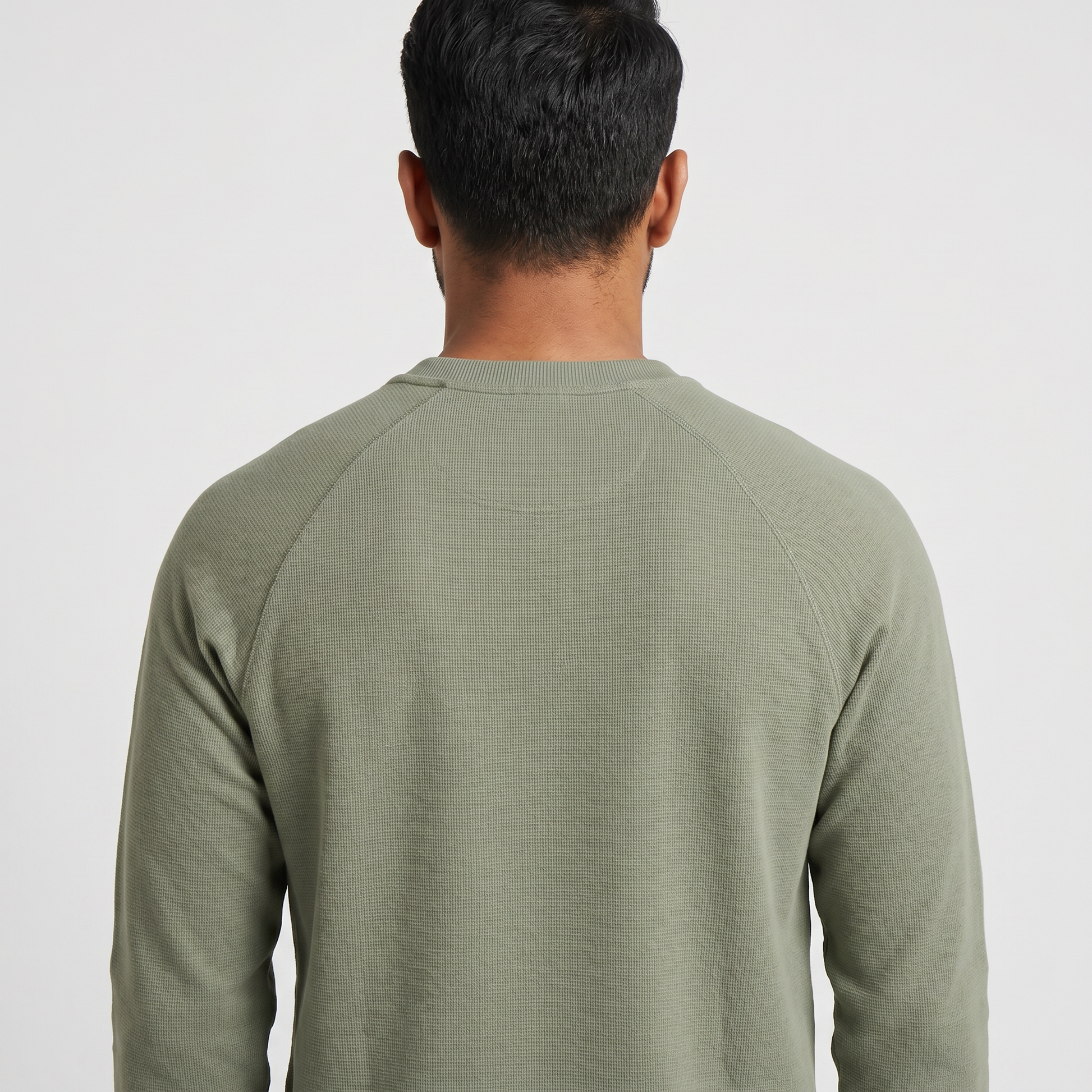 Solid Crew Neck Lumberjack T-Shirt