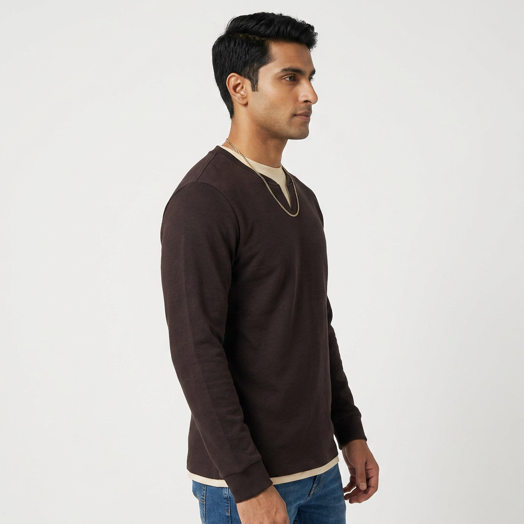 Solid Crew Neck T-Shirt