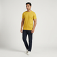 Structured Crew Neck Moto T-Shirt