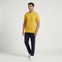 Structured Crew Neck Moto T-Shirt