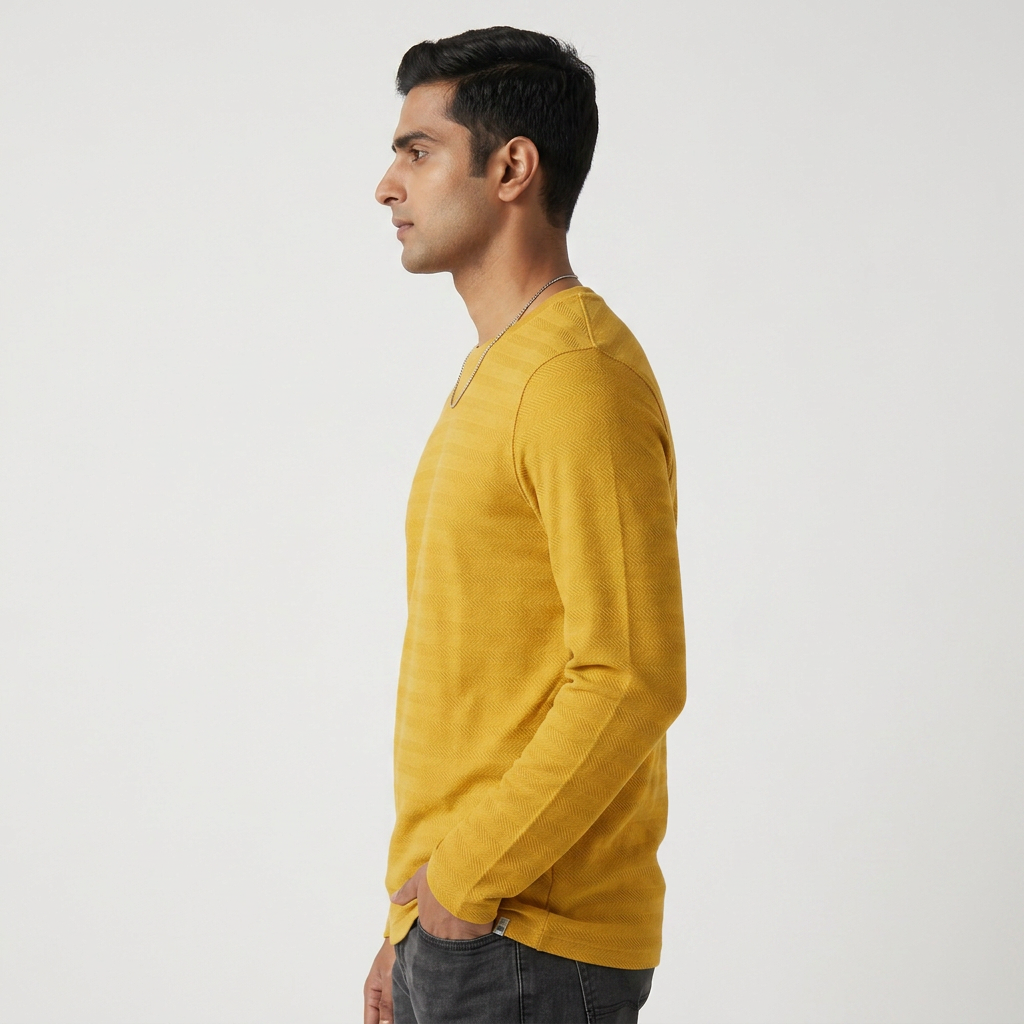 Structured Crew Neck Cruiser T-Shirt