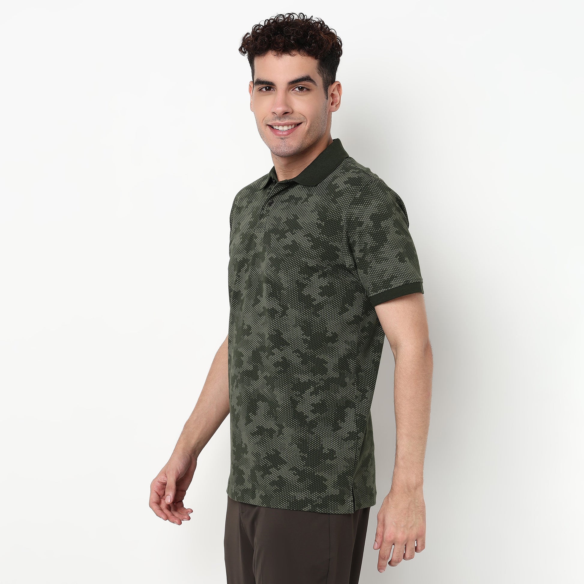 Cotton Spandex Polo T-Shirt