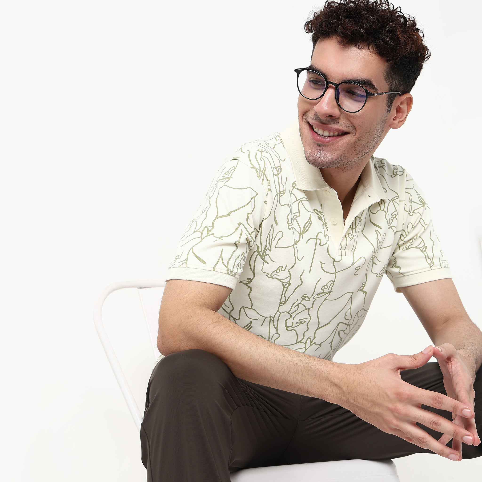 Cotton Spandex Polo T-Shirt