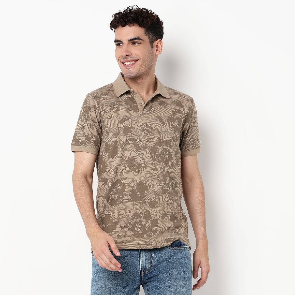 Cotton Spandex Polo T-Shirt