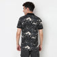 Buy Men Regular Fit All Over Print Half Sleeve Polo T-Shirt  - Style Union