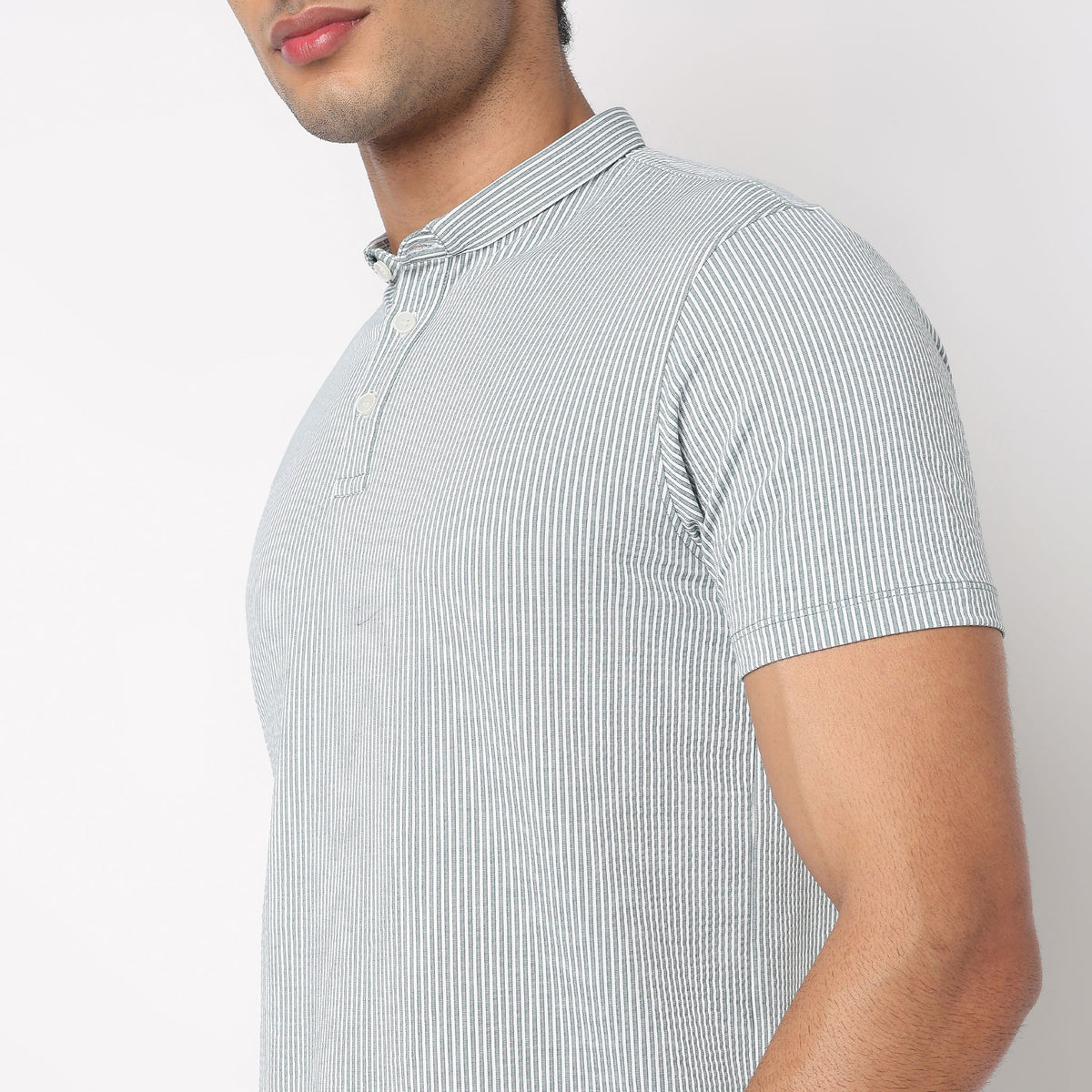 Striped Brunch Polo T-Shirt