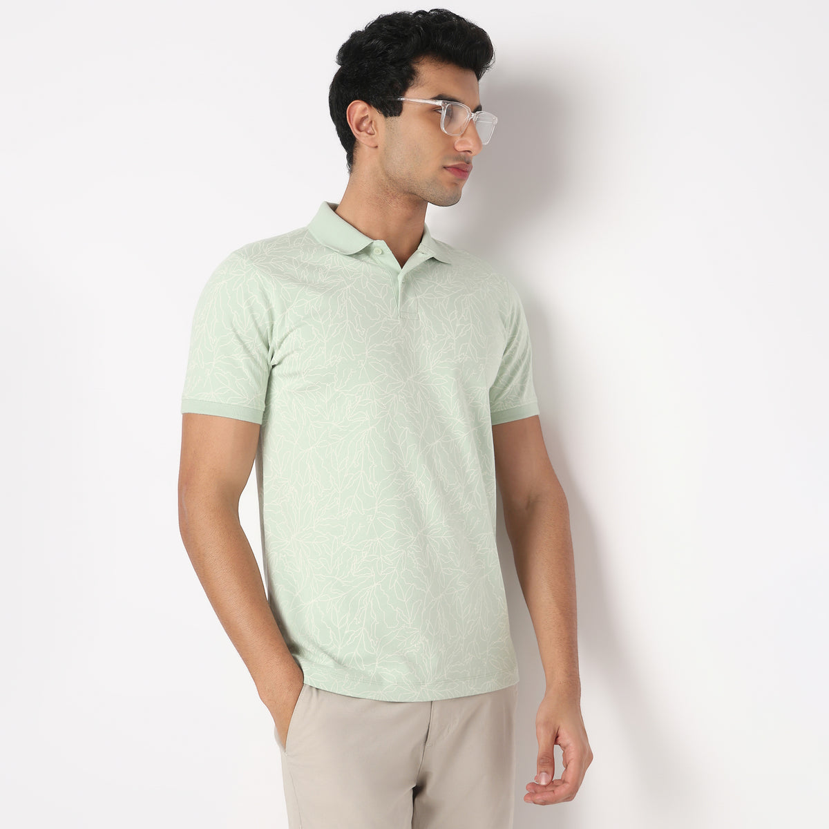 All Over Print Impression Polo T-Shirt