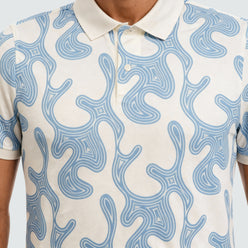 All Over Print Impression Polo T-Shirt