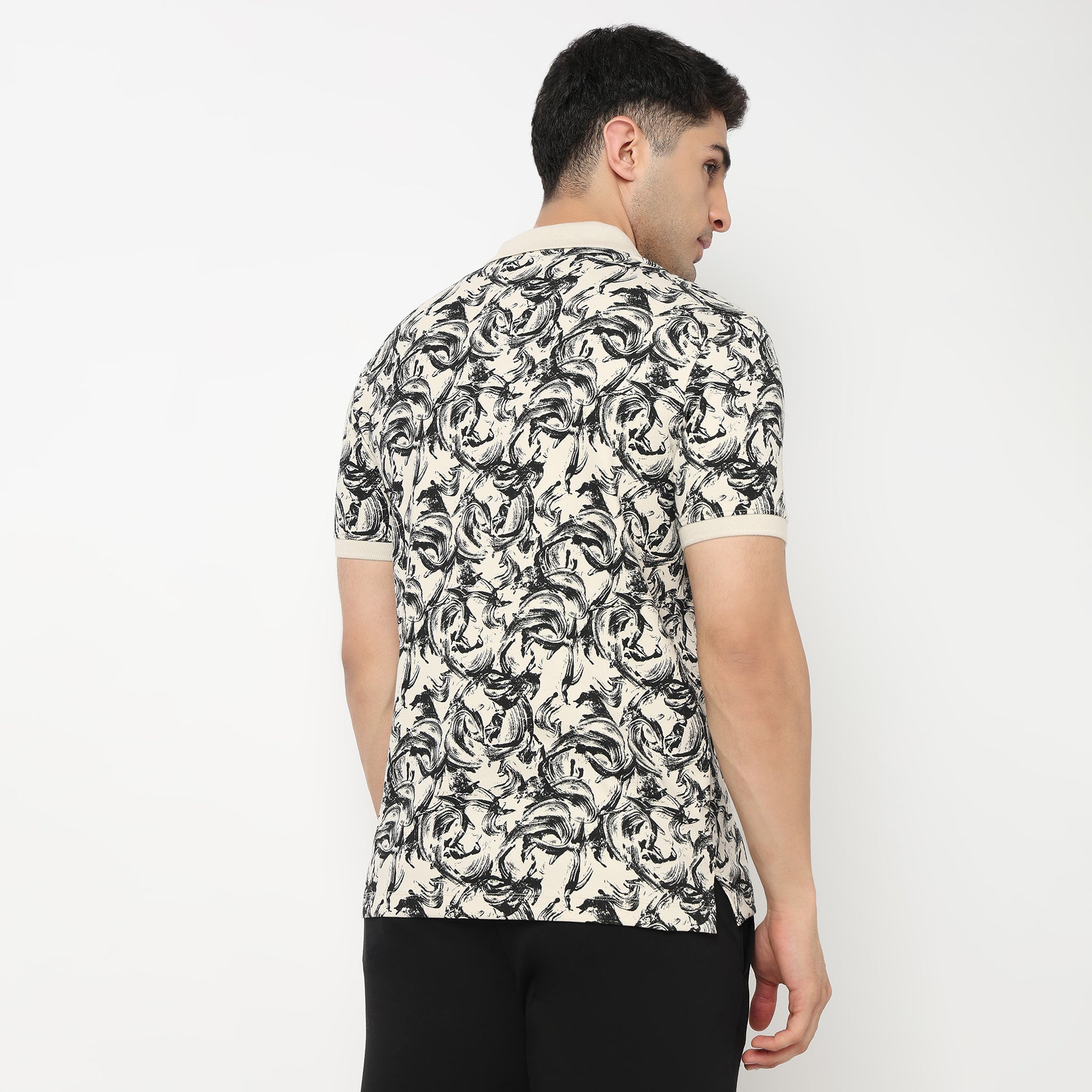 All Over Print Impression Polo T-Shirt