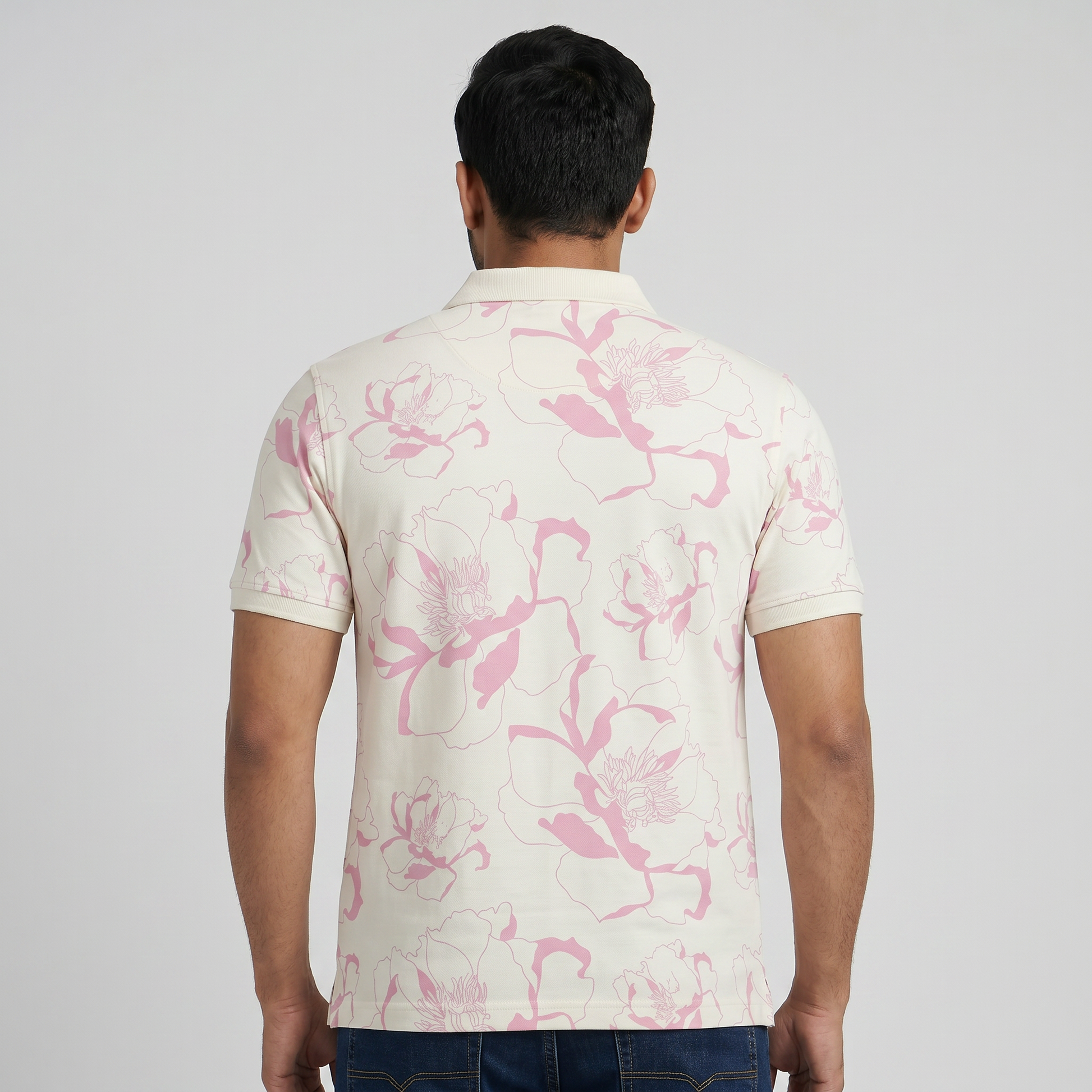 Printed Impression Polo T-Shirt