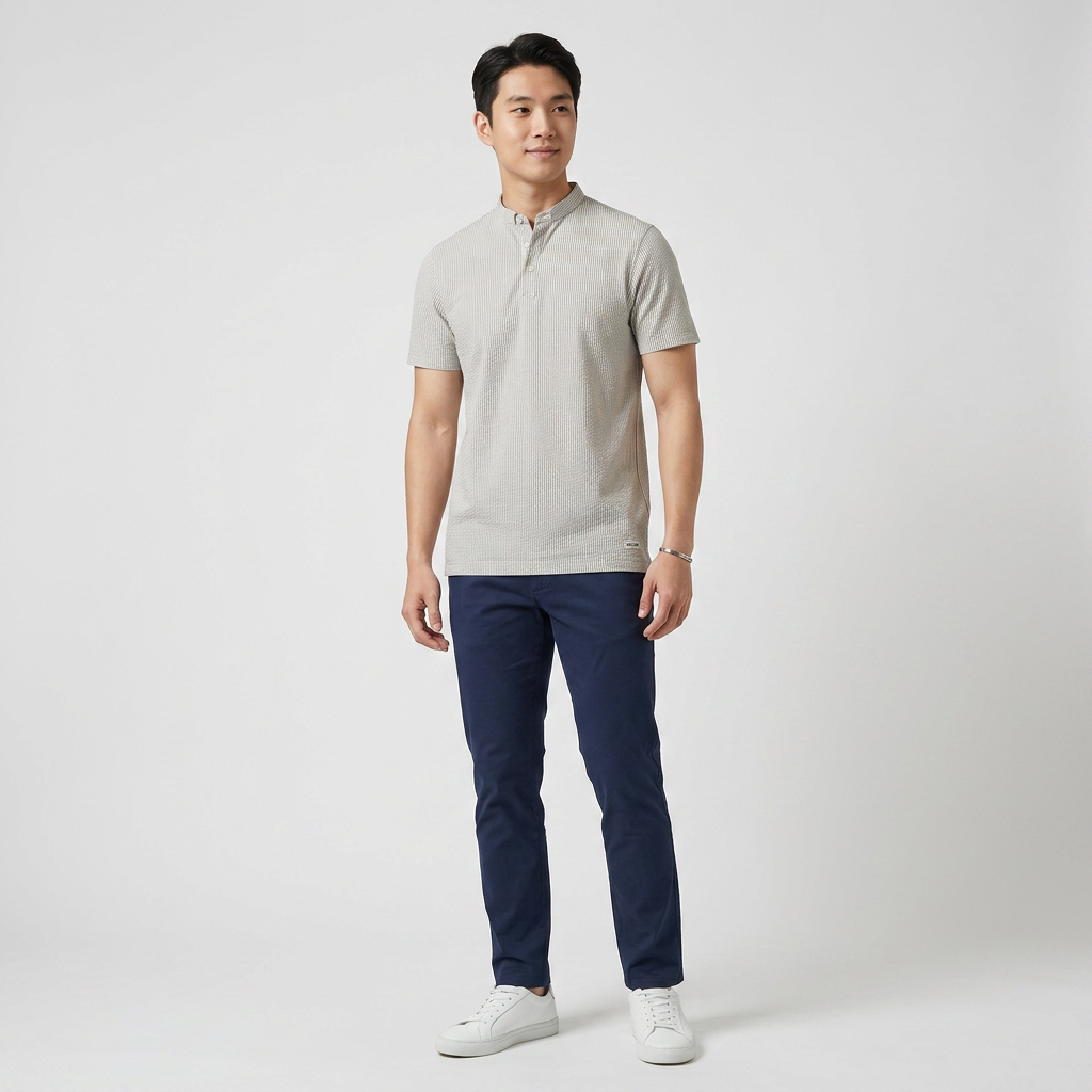 Striped Brunch Polo T-Shirt