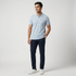 Striped Aviator Polo T-Shirt