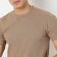 Henley Neck Structured Lumberjack T-Shirt