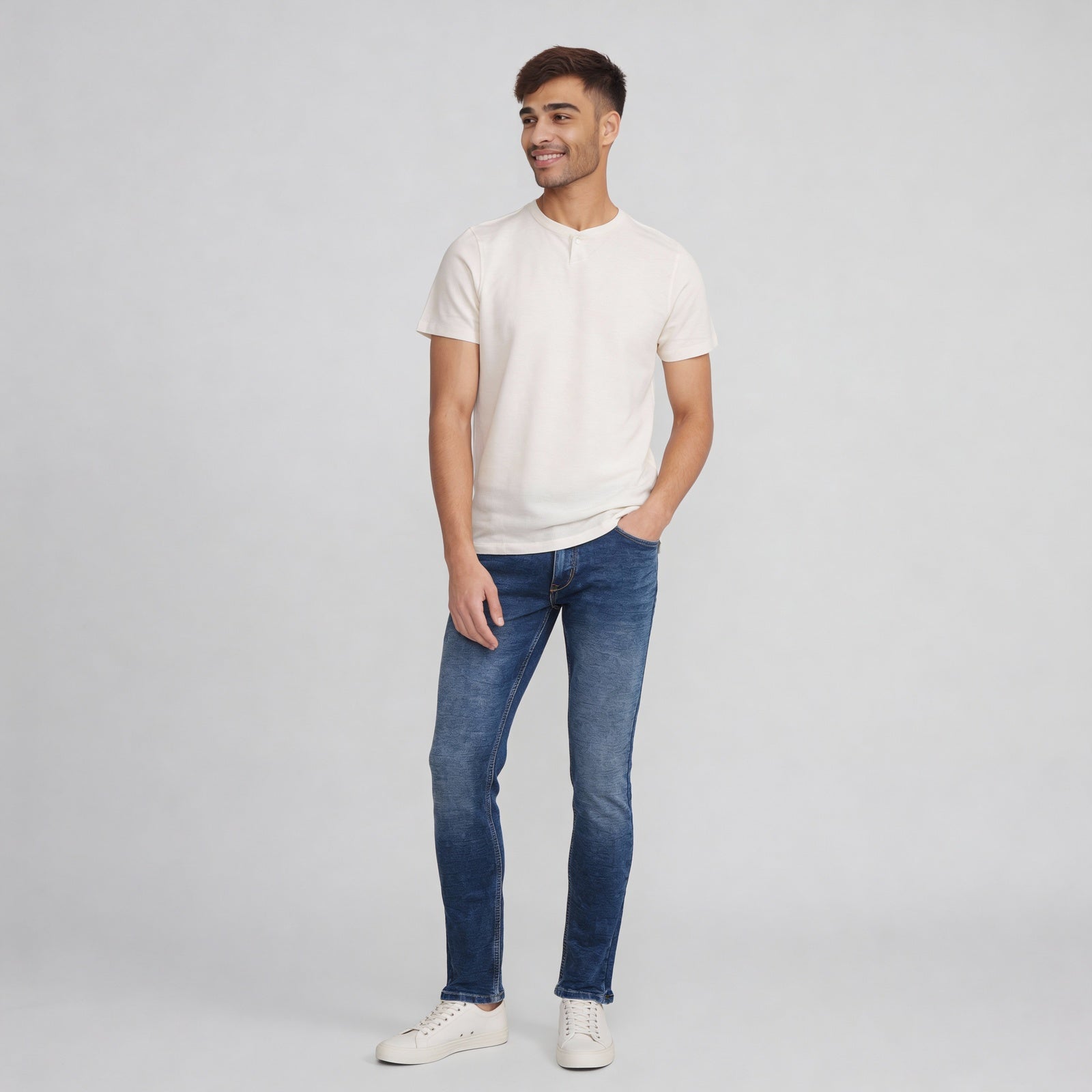 Cotton Structured Lumberjack T-Shirt