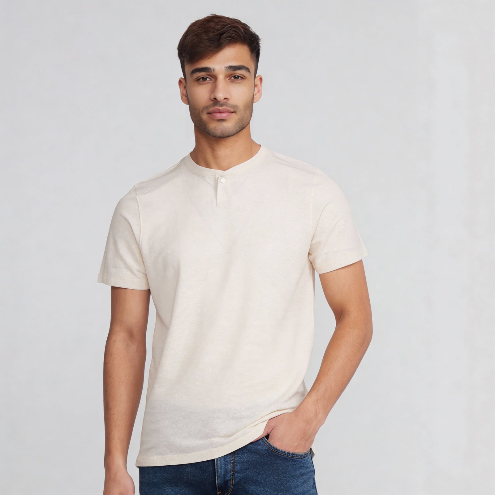 Cotton Structured Lumberjack T-Shirt
