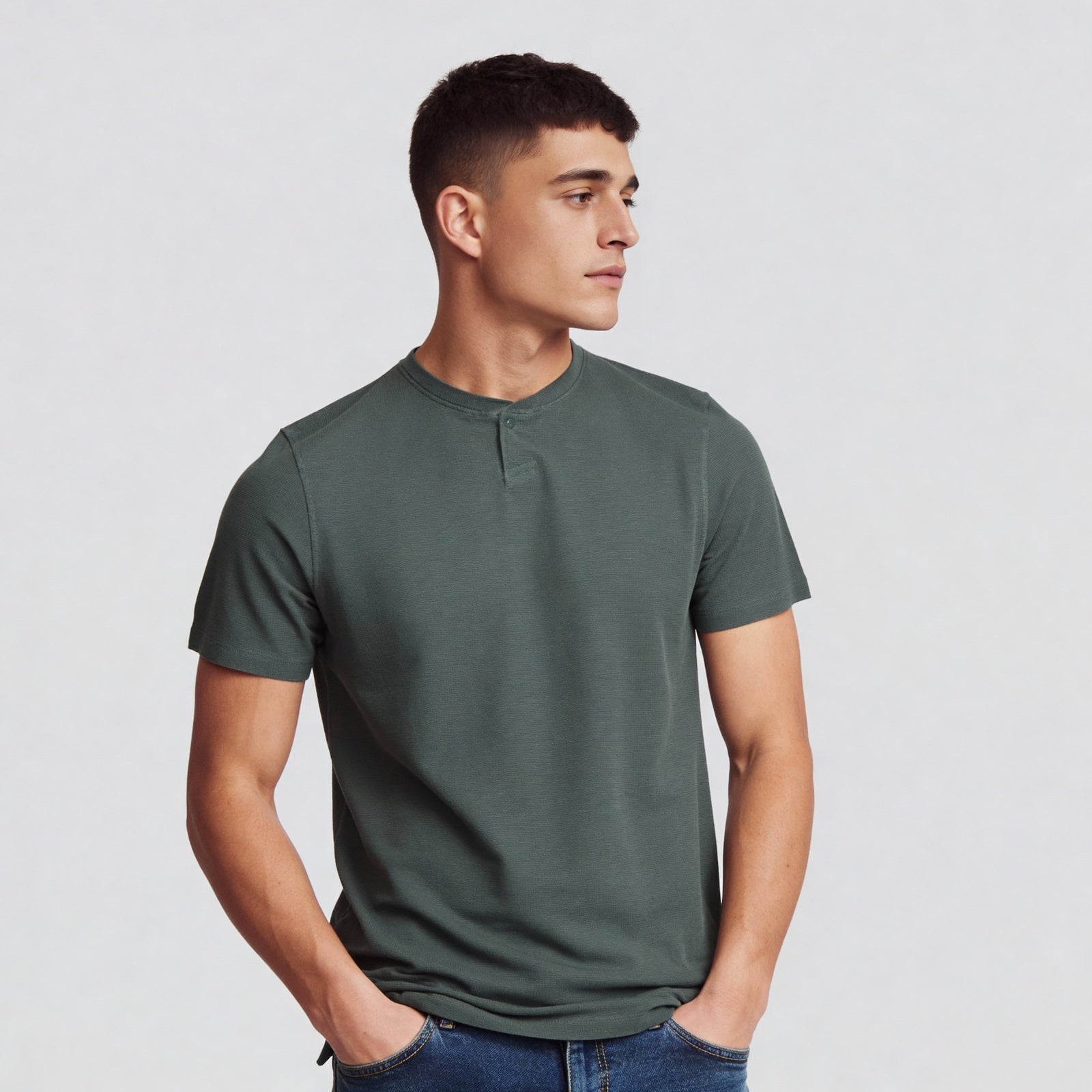 Cotton Structured Lumberjack T-Shirt