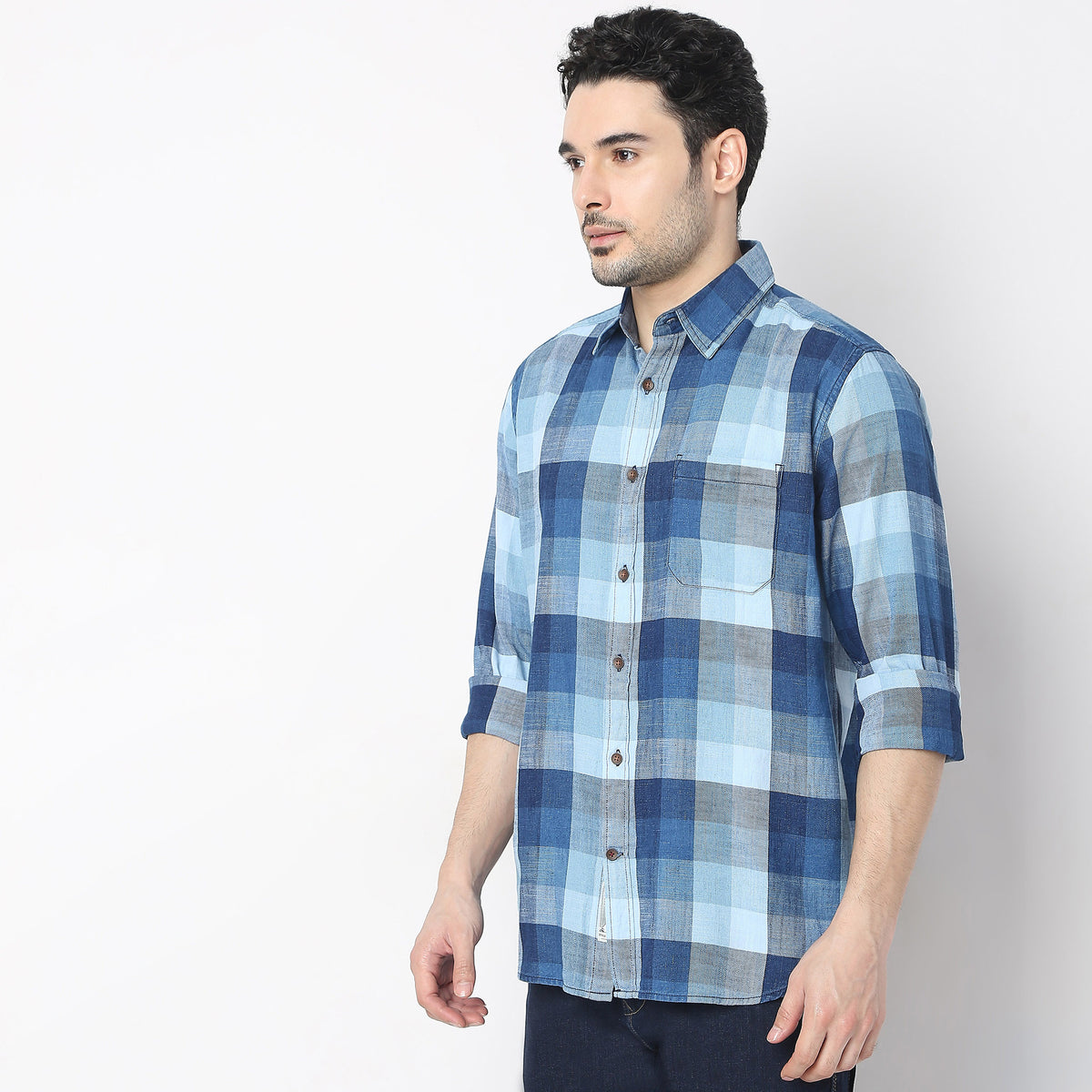 Regular Fit Checkered Shirt