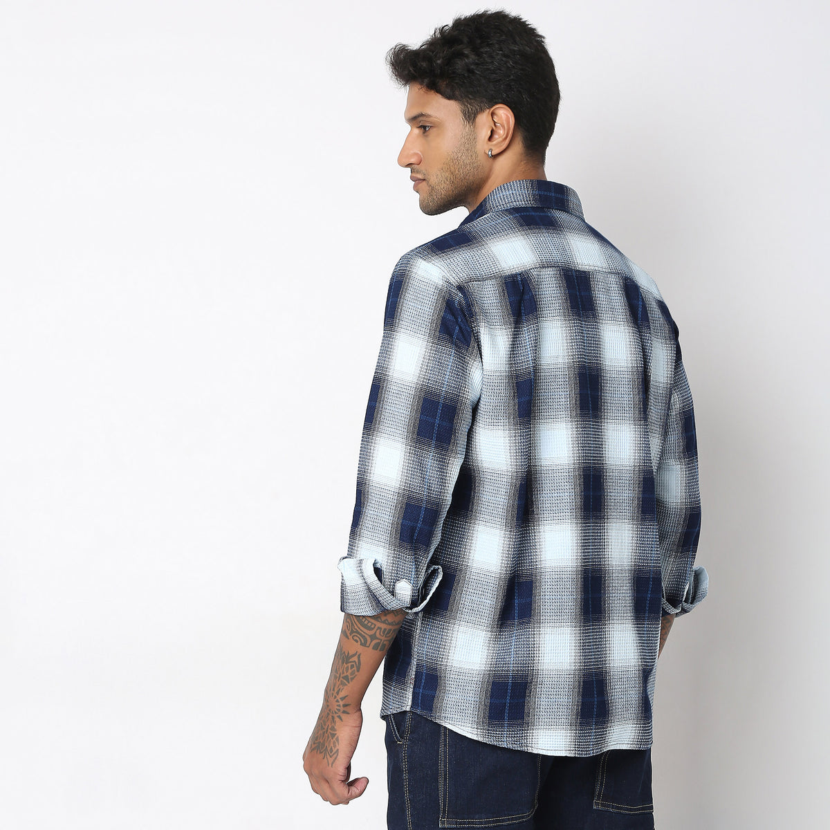 Regular Fit Checkered Shirt